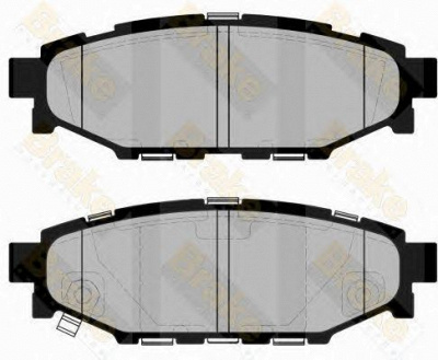 BRAKE ENGINEERING pa1736 -  Комплект тормозных колодок, дисковый тормоз